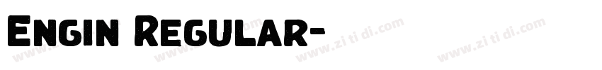 Engin Regular字体转换